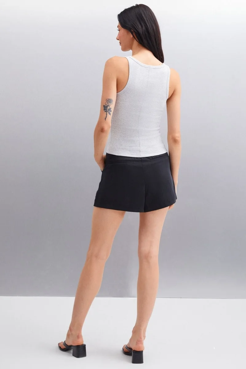 GRIMELANGE MARINETTE Women's Regular Greymelanj - Yellow Tank Top