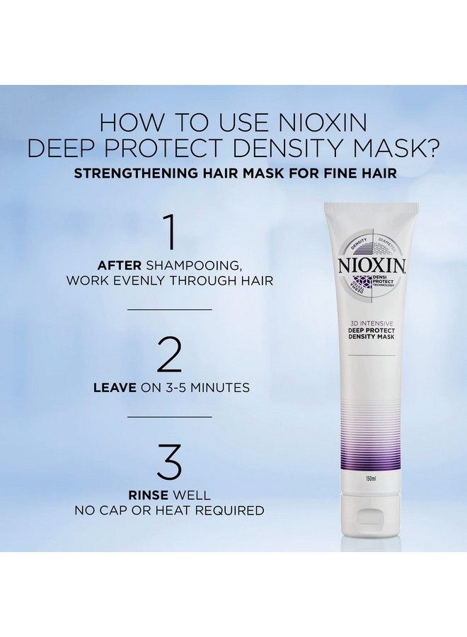 Nioxin Deep Protect Density Mask Deeply Conditions Dry Damaged Or Color Treated Hair 16.9 Oz - Image 5