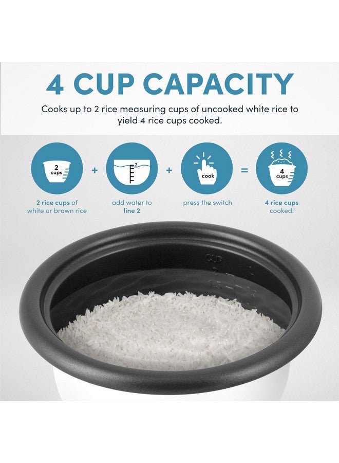 Aroma Aroma Housewares 4-Cups (Cooked) / 1Qt. Rice & Grain Cooker (ARC-302NGBL), Blue  - Image 5
