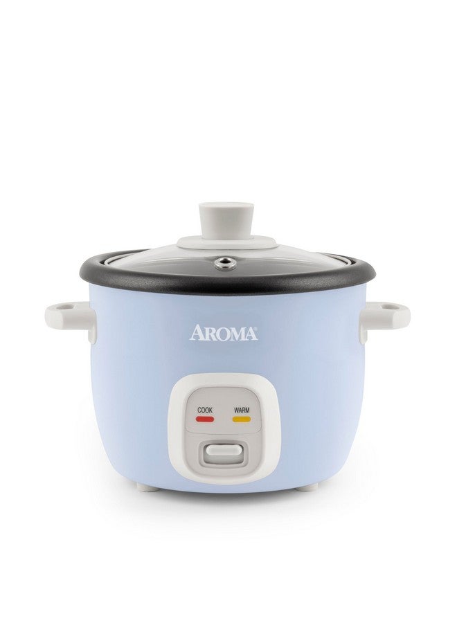 Aroma Aroma Housewares 4-Cups (Cooked) / 1Qt. Rice & Grain Cooker (ARC-302NGBL), Blue  - Image 1