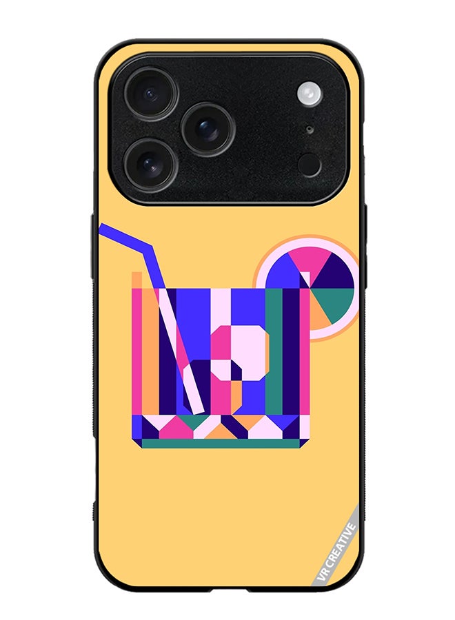 VR CREATIVE Protective Case Cover For Apple iPhone 17 Pro Max Juice Cup Design Multicolour