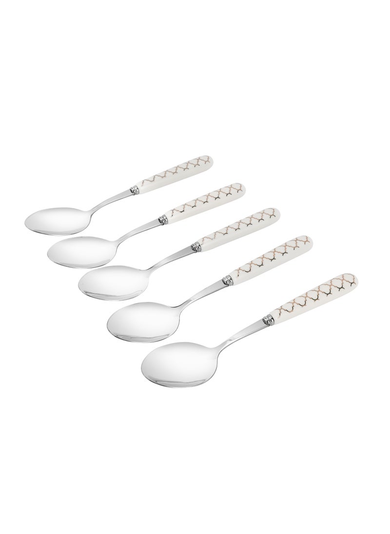 DELCASA Delcasa Tea Spoon DC2981 Pack of 5, Stylish Finish, Light-Weight  - Image 2