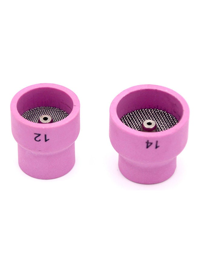 Loquat 2-Piece Welding Ceramic Mouth With Mesh Pink - Image 1