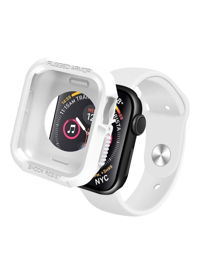 Smart Band Shatter-Resistant Protective Bumper For Apple Watch White - Image 2