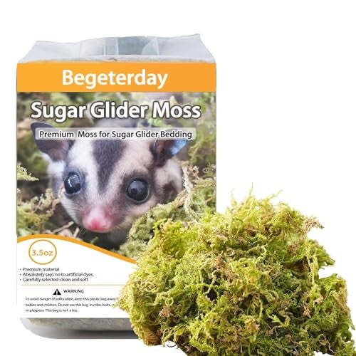 Begeterday 3.5oz Premium Sugar Glider Bedding, Ideal Sugar Glider Cage Accessories - Image 1