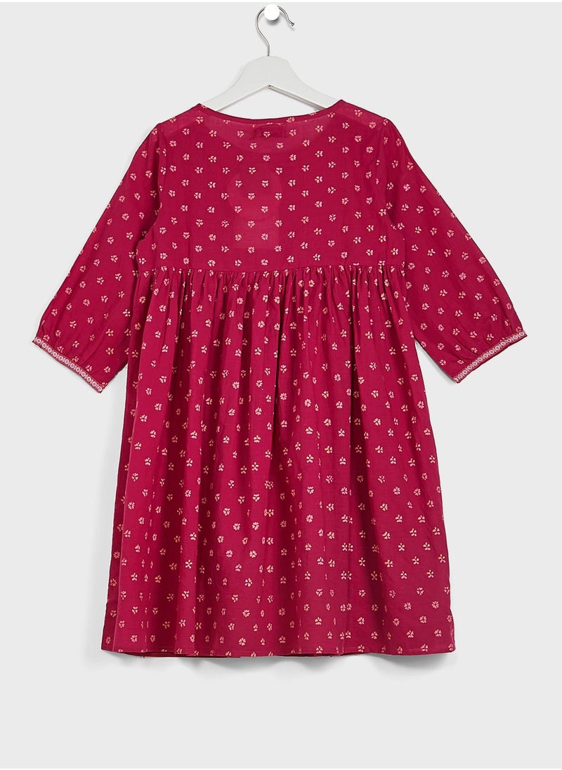 Fabindia - Kids Kurti Salwar Set - Image 1