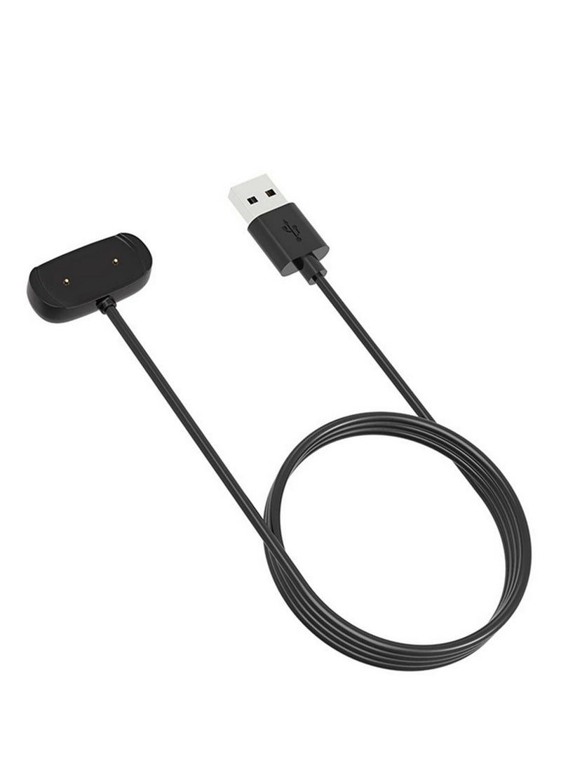 USB Charging Cable Charger Adapter Compatible With Amazfit T-Rex Pro GTR 2e SIM A2014 T-Rex Pro A2011 Amazfit GTS2 Mini Amazfit Pop Pro (Black) - Image 2