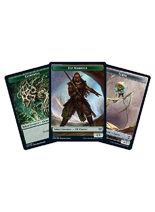 Magic the Gathering - Kaldheim Commander Deck Elven Empire ; 100 Card Readytoplay Deck ; Greenblack - Image 1