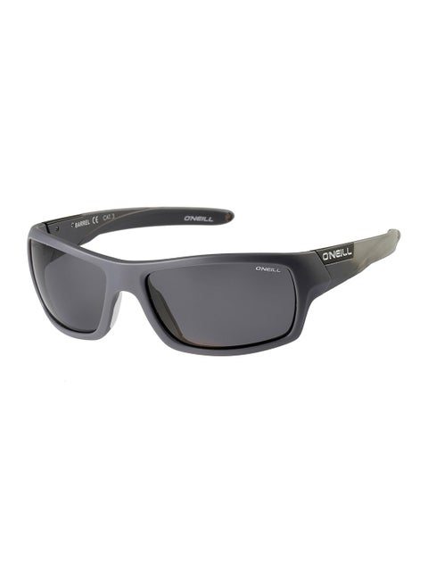 ONS-Barrel Men Wrap Polarized Sunglasses Grey 62 mm
