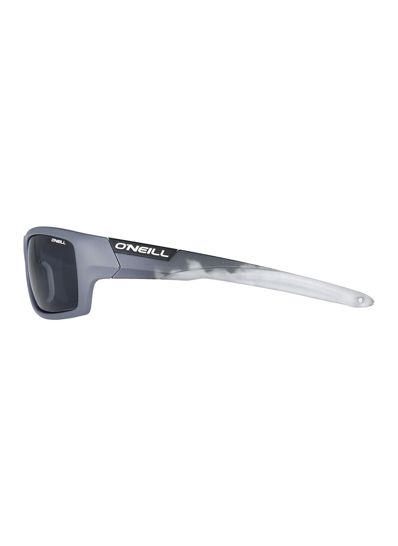 ONS-Barrel Men Wrap Polarized Sunglasses Grey 62 mm