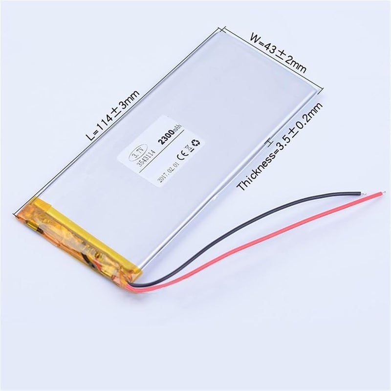 3 7V 2300mAh بطارية قابلة للشحن 1 25 3Pin 1PCS - Image 5