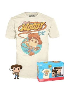 Funko Funko Pop & Tee! Disney: Toy Story 4 - Woody (L), Tee'S 63361 