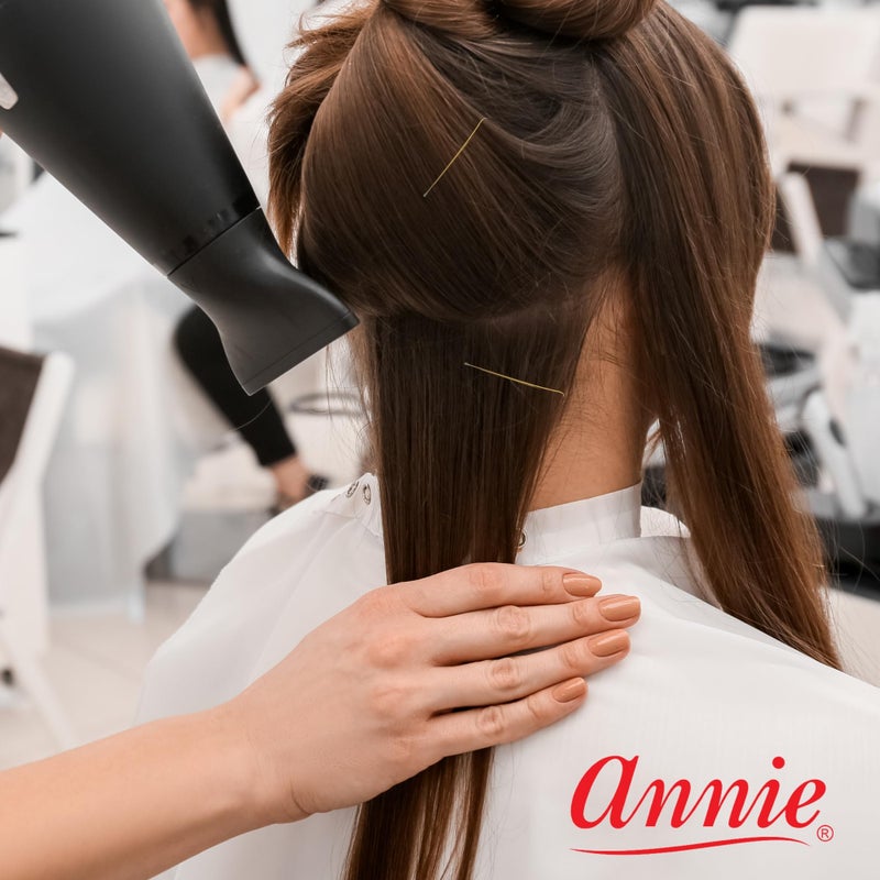 annie jumbo bob hair pins 40 counts roller pin Brown roller pins - Image 4