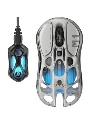 Mercury M1 Pro Wireless Gaming Mouse with PAW3395DM Sensor, Magnesium Alloy Handcrafted Vintage Finish, 26000 DPI, 5 Programmable Buttons, Outfit with 1K & 4K Dongle, Up to 200H Endurance - pzsku/ZD58B68DD1B56463A7CA2Z/45/_/1732559756/9d68d2be-7734-4713-bd15-3b04605f997d