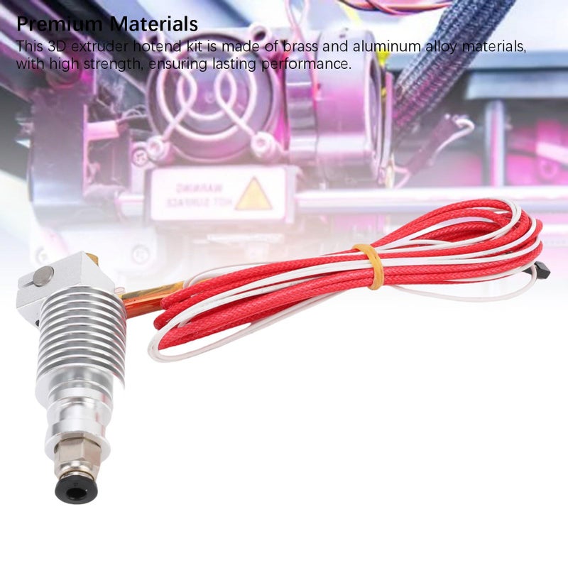 طقم بثق V6 Hotend مع فوهة 0.4 ملم لطابعة ثلاثية الأبعاد بخيط 1.75 ملم للاستبدال - Image 5