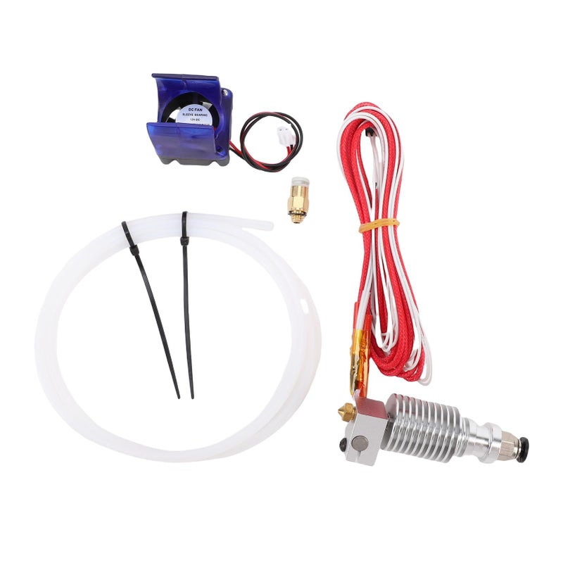 طقم بثق V6 Hotend مع فوهة 0.4 ملم لطابعة ثلاثية الأبعاد بخيط 1.75 ملم للاستبدال - Image 2