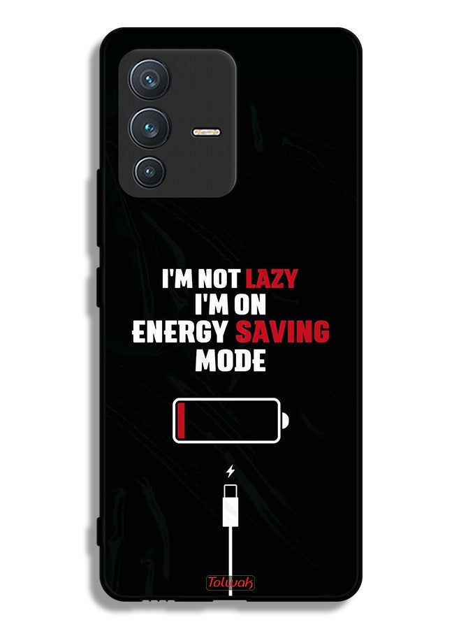 Tolwak Vivo V23 5G Protective Case Cover I Am Not Lazy I Am On Energy Saving Mode - Image 1