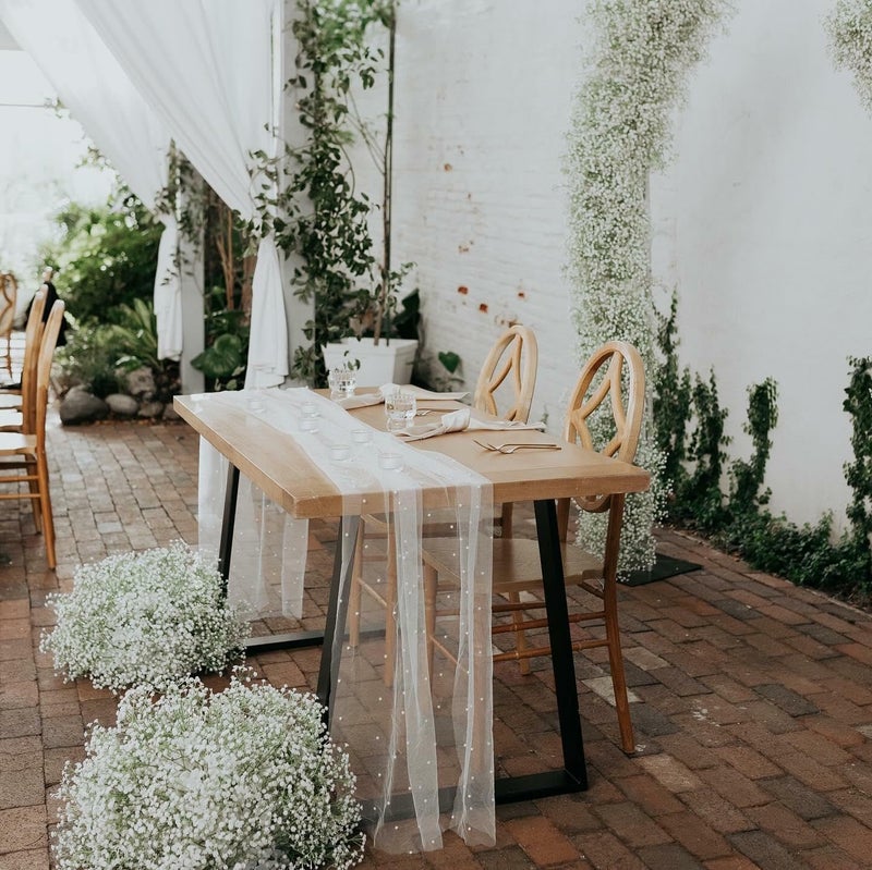 DEEMEI 30 PCS Babys Breath Artificial Flowers Fake Babys Breath Flowers Artificial Bulk White Gypsophila Bouquets Real Touch Faux Flowers for Wedding Floral Arrangement Party Home Decoration - Image 4