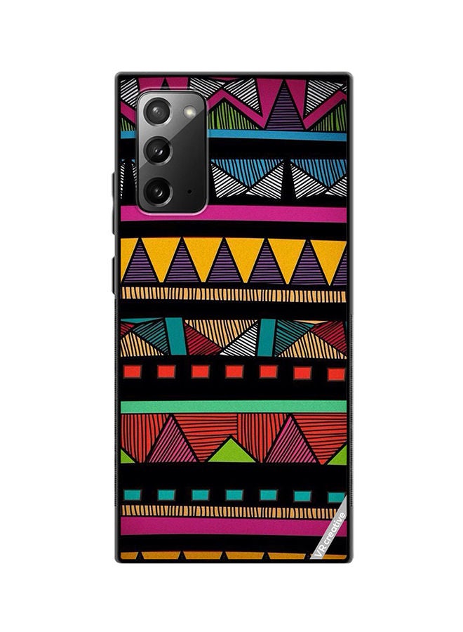 VR CREATIVE Protective Case Cover For Samsung Galaxy Note20 5G Kalakari Design Multicolour - Image 1