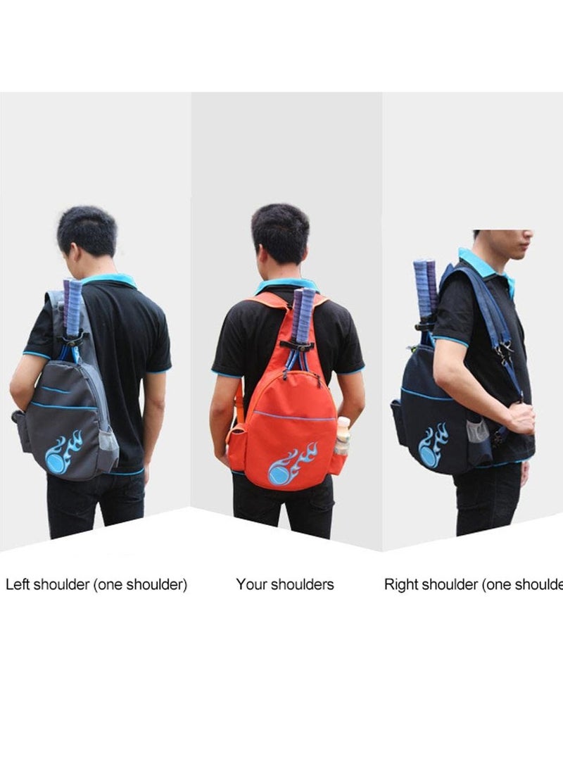 Excefore Tennis Racket Bag, Tennis Racket Backpack Tennis Backpack for Women, Tennis Bag Tennis Backpack for Women Men for 2 Tennis Rackets Portable for Outdoor Sports - Image 4