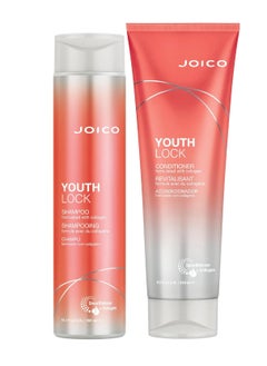 Joico YouthLock Shampoo & Conditioner Set Formulated with Collagen | Youthful Body & Bounce | Reduce Breakage & Frizz | Free of SLS/SLES Sulfates - pzsku/ZD58C20ED445C759D2FDCZ/45/_/1739534283/ef371c44-b5e8-4ea2-8093-e966aaa40b8e