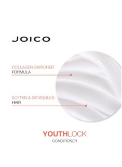 Joico YouthLock Shampoo & Conditioner Set Formulated with Collagen | Youthful Body & Bounce | Reduce Breakage & Frizz | Free of SLS/SLES Sulfates - pzsku/ZD58C20ED445C759D2FDCZ/45/_/1739534313/dc9072e3-830f-4078-9fa0-54d235593db5