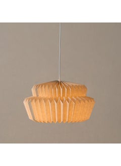 Home Box Tasha Metal Pendant Lamp with Canopy and Paper Shade - 40x22x150 cm  - Image 2