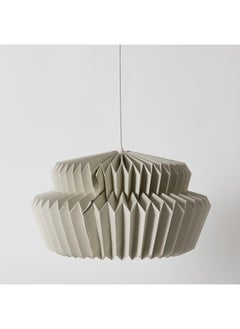 Home Box Tasha Metal Pendant Lamp with Canopy and Paper Shade - 40x22x150 cm  - Image 5