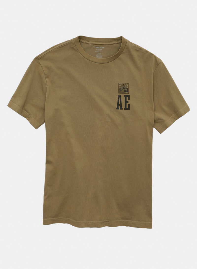 American Eagle AE Logo Graphic T-Shirt - Image 3