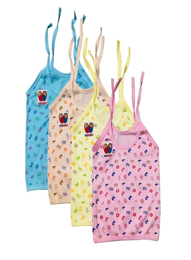 BIGBOUGHT New Born Baby Care Cloth Set Combo (Set of 28, 4Jhabla, 8Nappy, 8Mittens,4Cap Hosiery Material and 4 Plastic mat, Random Print (Multicolor) (Assorted) - Image 2