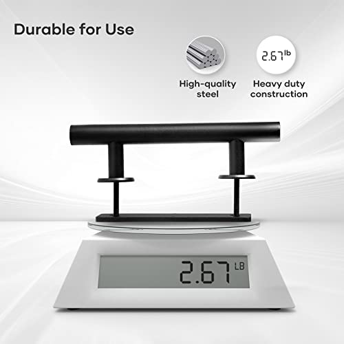 EaseLife 10" Sliding Barn Door Handles and Pulls, Rustic Double Sided Hardware Set, Heavy Duty, Matte Black Powder Coated Finish, Easy Install - Image 4