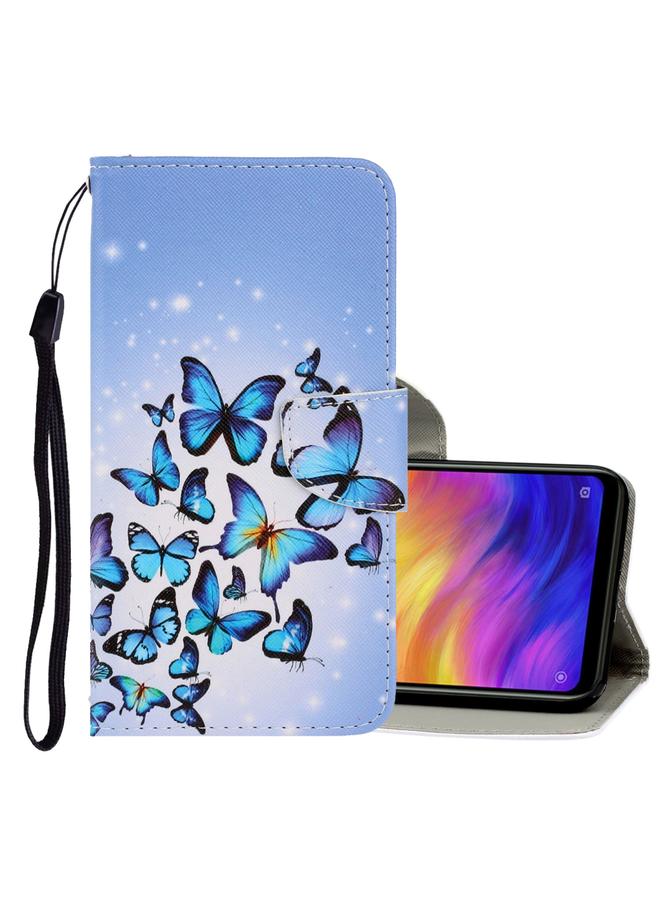 The Bros Case For Xiaomi Redmi Note 7 3D Colored Drawing Horizontal Flip PU Leather Case with Holder & Card Slots & Wallet