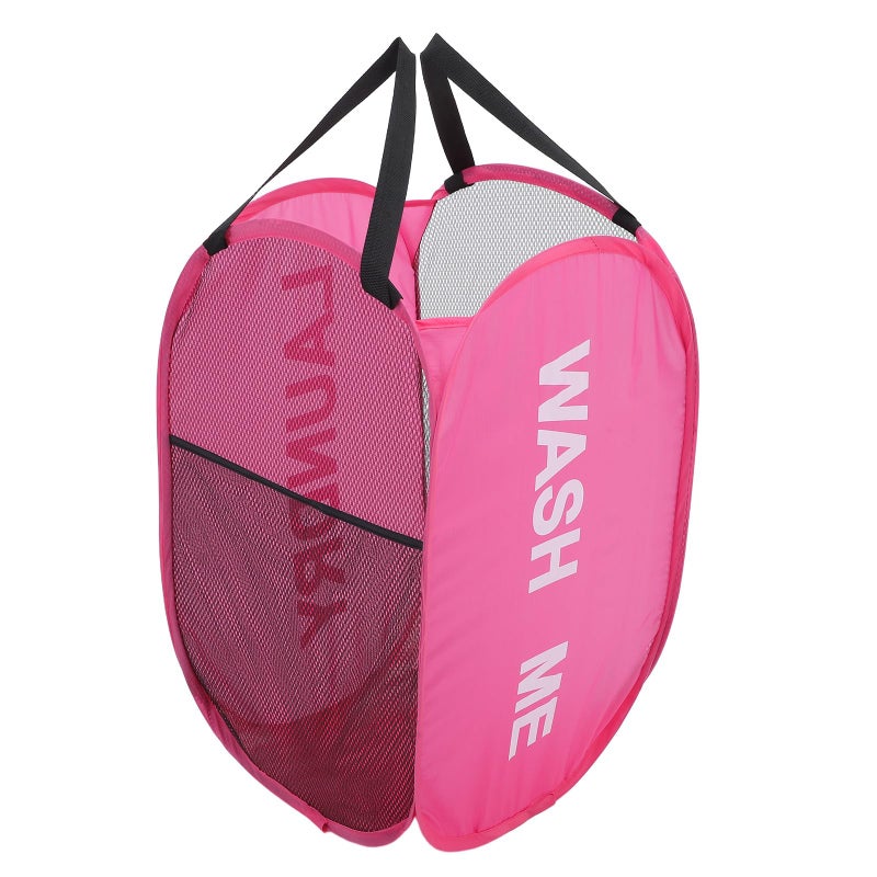 Collapsible Laundry Hamper Large Capacity Breathable Mesh - Image 2