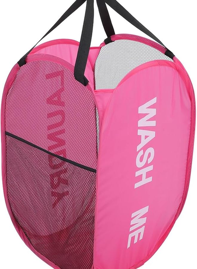 Collapsible Laundry Hamper Large Capacity Breathable Mesh - Image 1