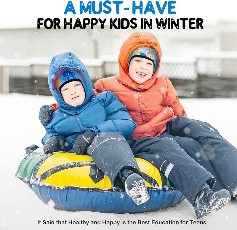 HIKENTURE Kids Skull Cap Helmet Liner Winter Hat for Boys and Girls Beanie Ski Hat with Thermal Fleece for Snow Sports… - Image 2
