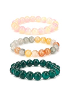 erorex Christmas Gifts Bracelet For Woman Birthday Gifts For Women Bracelets Gifts For Mom Healing Bracelets For Women Beaded Bracelets Perle Pour Bracelet Womens Gifts For Girlfriend Gifts For Her 3Pcs  - Image 1