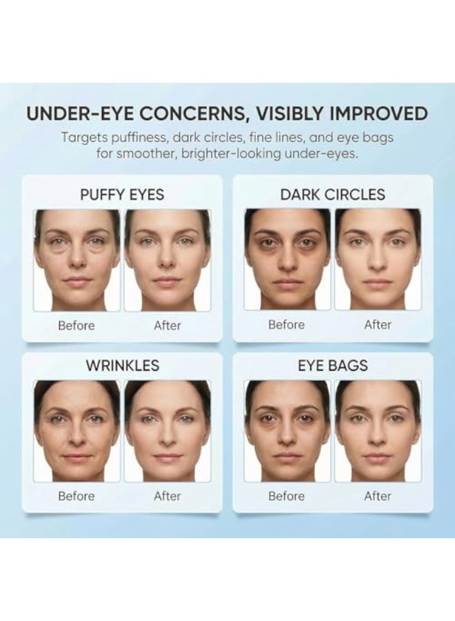 EELHOE Bio-Collagen Eye Patches – 30 Pairs丨Under Eye Patches for Dark Circles, Puffiness, Fine Lines丨With Vegan Collagen, Hyaluronic Acid, Niacinamide, Vitamin E丨Hydrating, Anti-Aging丨Korean Skincare - Image 3
