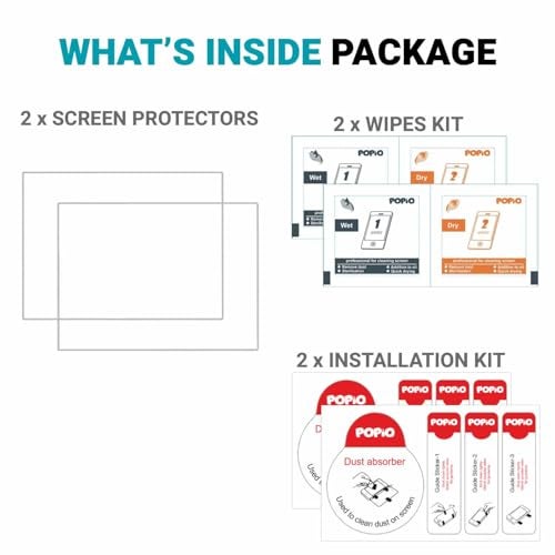 POPIO Military-Grade Gorilla Tempered Glass for Sony Digital Vlog Camera ZV 1 / Sony Alpha ZV-E10L, ZV-E10, ZVE10, Alpha ILCE-7M3, Pack of 2 - Image 4