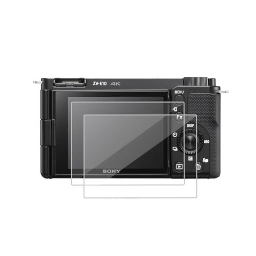 POPIO Military-Grade Gorilla Tempered Glass for Sony Digital Vlog Camera ZV 1 / Sony Alpha ZV-E10L, ZV-E10, ZVE10, Alpha ILCE-7M3, Pack of 2 - Image 1