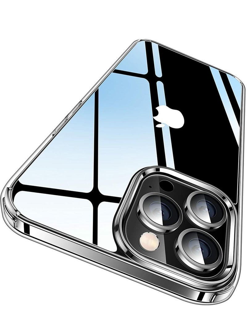 TIGER iPhone 14 Pro Max Case 6.7-Inch – Ultra Thin Anti-Yellowing Transparent Cover with Hard Anti-Explosion Back, Full Camera Lens Protection, Shockproof Drop-Resistant Bumper, Slim Clear Case for iPhone 14 Pro Max - Image 1