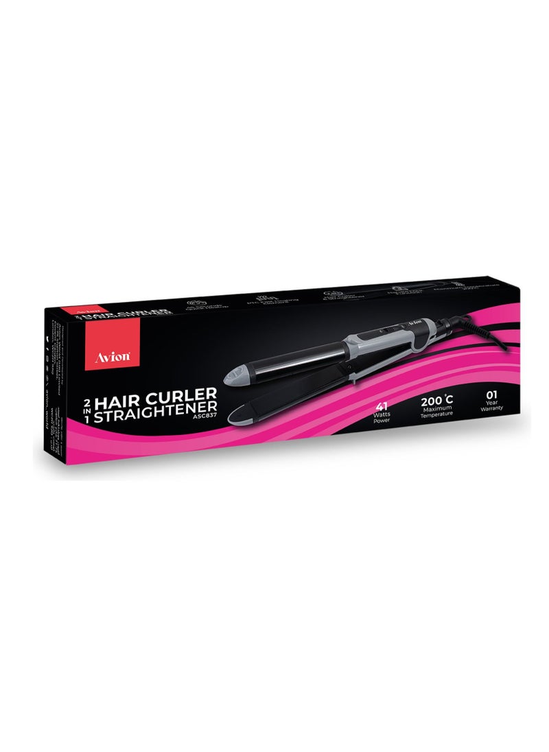 Avion - 2 in 1 Hair Curler Straightener, 41W with handle lock function - Image 1