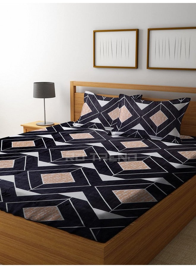 RD TREND 190 GSM Flannel Warm Elastic Fitted bedsheets for Winter King Size(78X72X8 Inch) with 2 Pillow Covers Size 18x28 Inches, (Coffee) - Image 4