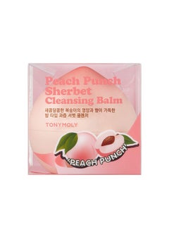 TONYMOLY TONYMOLY Peach Punch Sherbet Cleansing Balm, 6.1 oz (Pack of 1)  - Image 1
