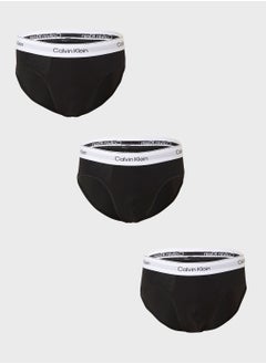 CALVIN KLEIN Icon Cotton Stretch Hip Brief - 3 Pack  - Image 1