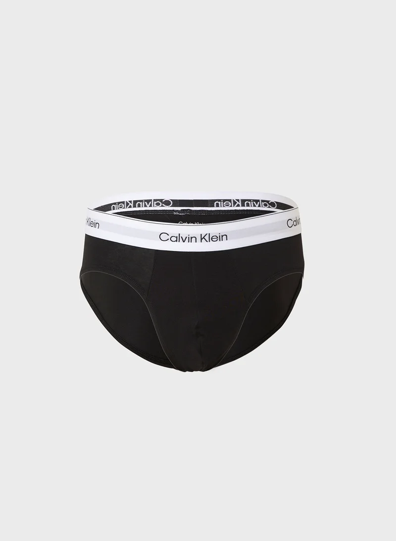 CALVIN KLEIN Icon Cotton Stretch Hip Brief - 3 Pack