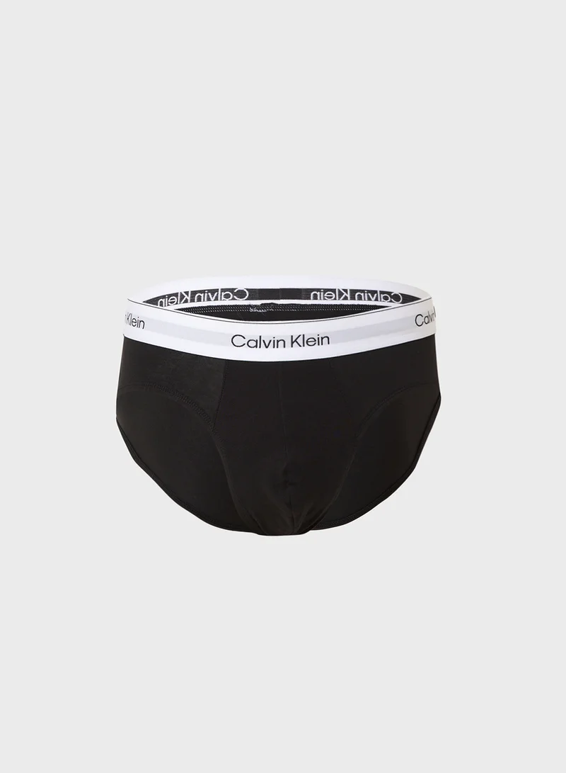 CALVIN KLEIN Icon Cotton Stretch Hip Brief - 3 Pack