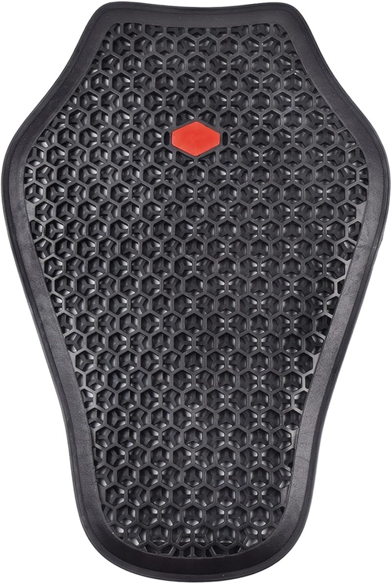 Back Protector Motorcycle Certified Ce, Pad Back Ergonomic Riding With Shock Absorption, Structure Honeycomb For Safety, Resistance Impact For Biking, Use Universal Adult, Black - Image 1