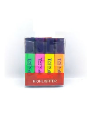 Bright Highlighter Pen Set - 4 Vibrant Colors for Studying Office and Creative Projects - Chisel Tip for Precision Highlighting and Underlining - Durable and Bright Highlighter Pens - Set of 4 with Smear-Resistant Ink for Precise Marking and Highlighting - pzsku/ZD58CE47999F5497EE24EZ/45/1750009613/9b65796b-9658-49dc-8ce5-0137f99da02a