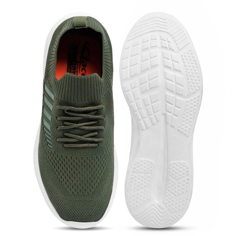 Face Olive Sneakers for Men - Image 3