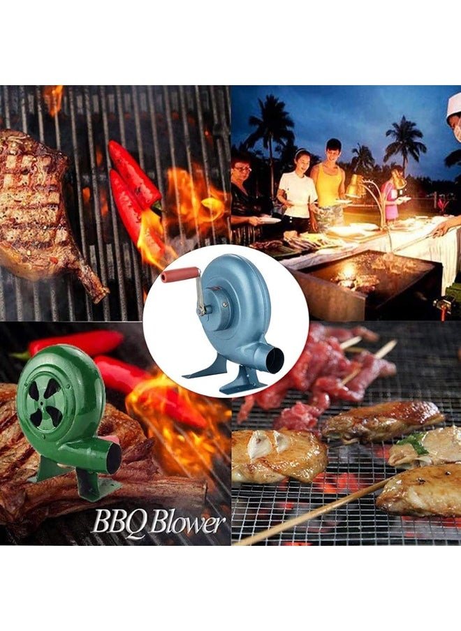 GO2CAMPS Barbeque Grill with Blower Fan Foldable Stand with X Shape Large, Black BBQ Grill With Blower 110 cm Black  - Image 3